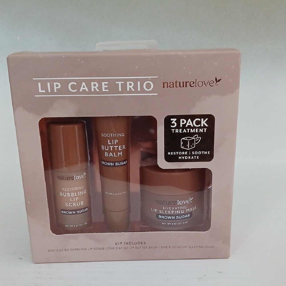 Lip Care Trio - Brown Sugar